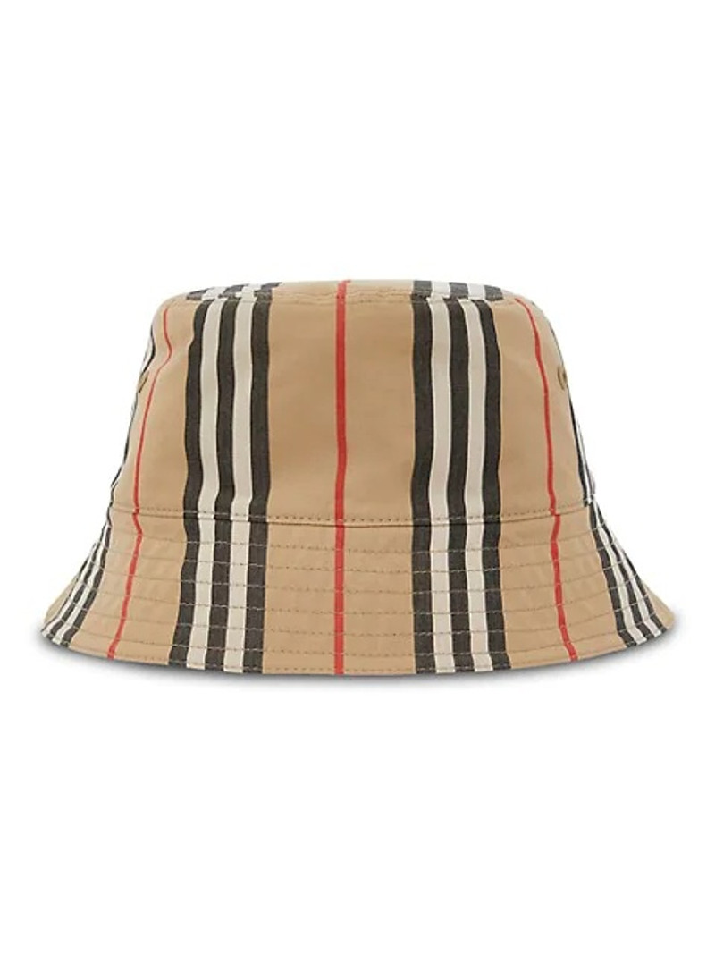 Reversible Icon Stripe Bucket Hat - 1
