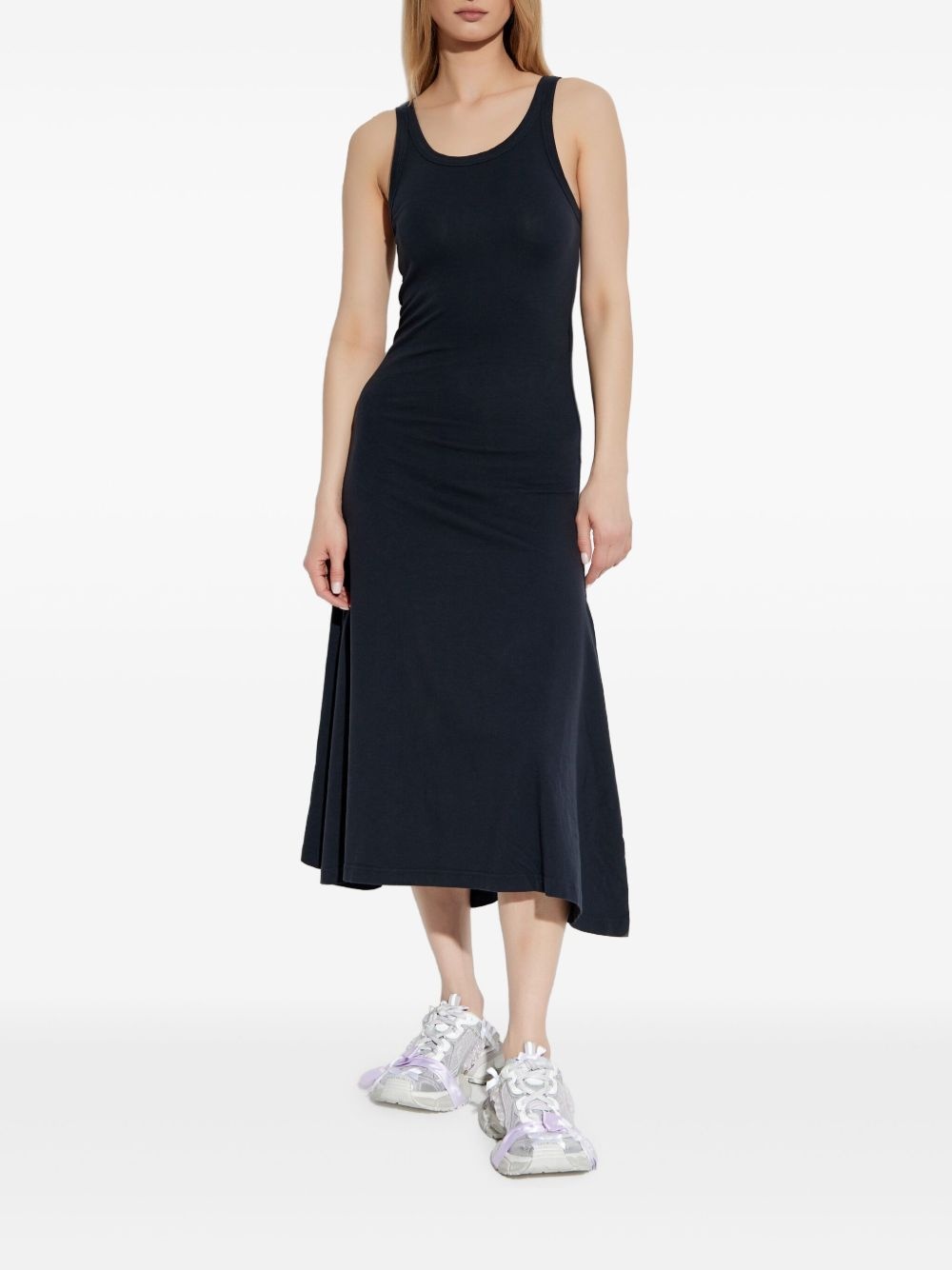 logo-patch dress - 3