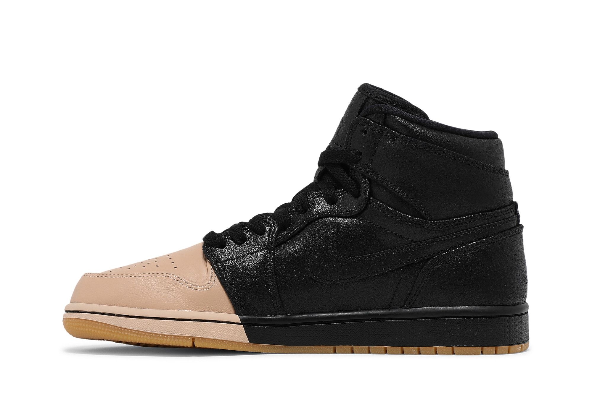 Wmns Air Jordan 1 Retro High Premium 'Dipped Toe - Black' - 3