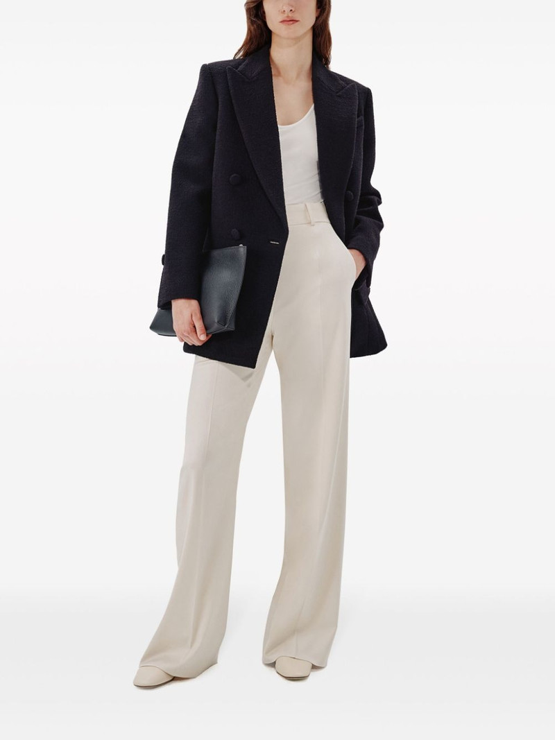 Another Tomorrow double-breasted bouclÃ© blazer outlook