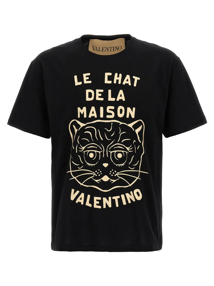 Valentino Garavani Valentino Garavani 'Le Chat De La Maison' T-Shirt - 1