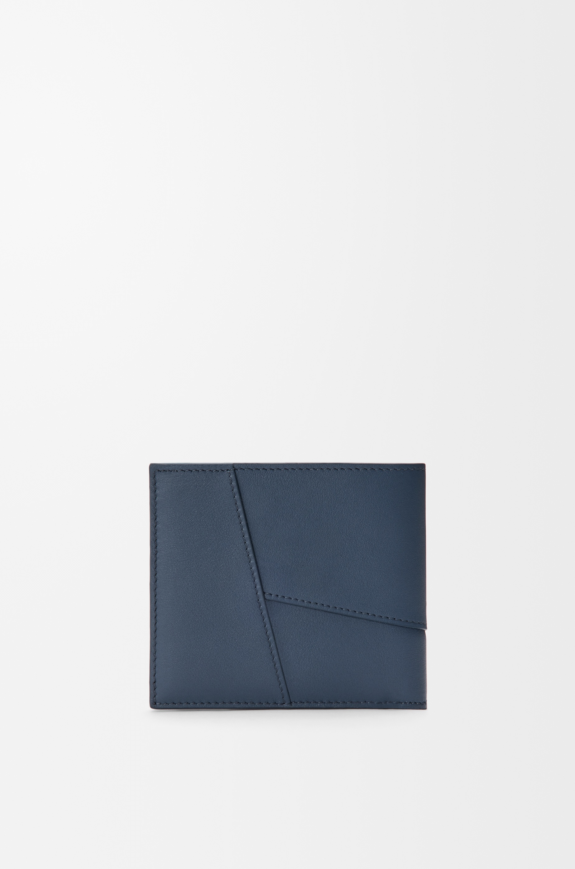 Puzzle bifold wallet in classic calfskin - 4