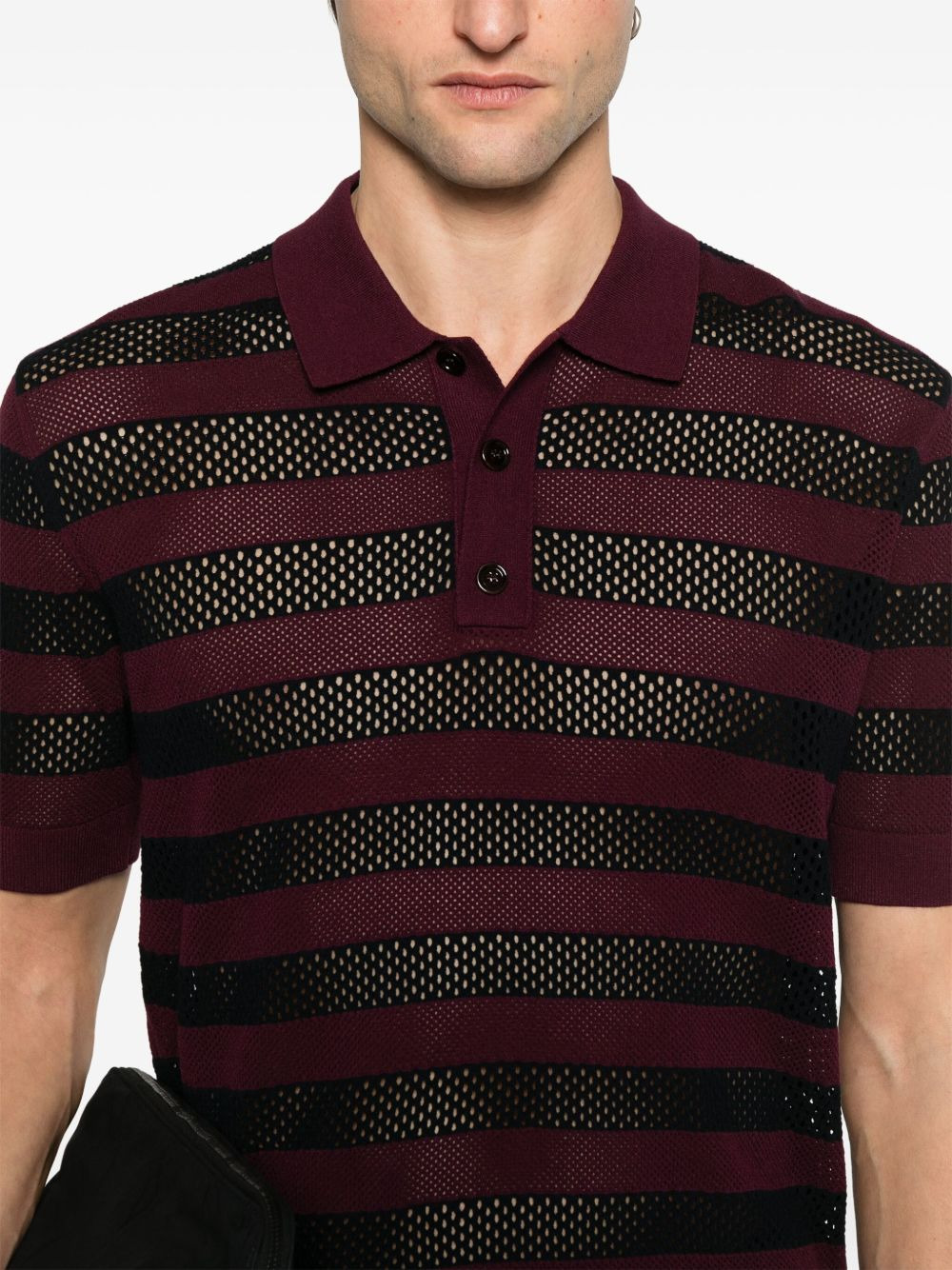 Dries Van Noten Men Short Sleeve Polo Shirt - 4