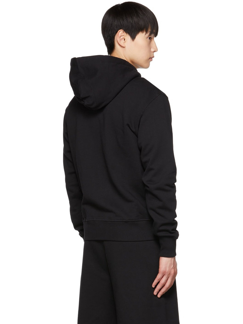 Black Graphic Print Hoodie 3
