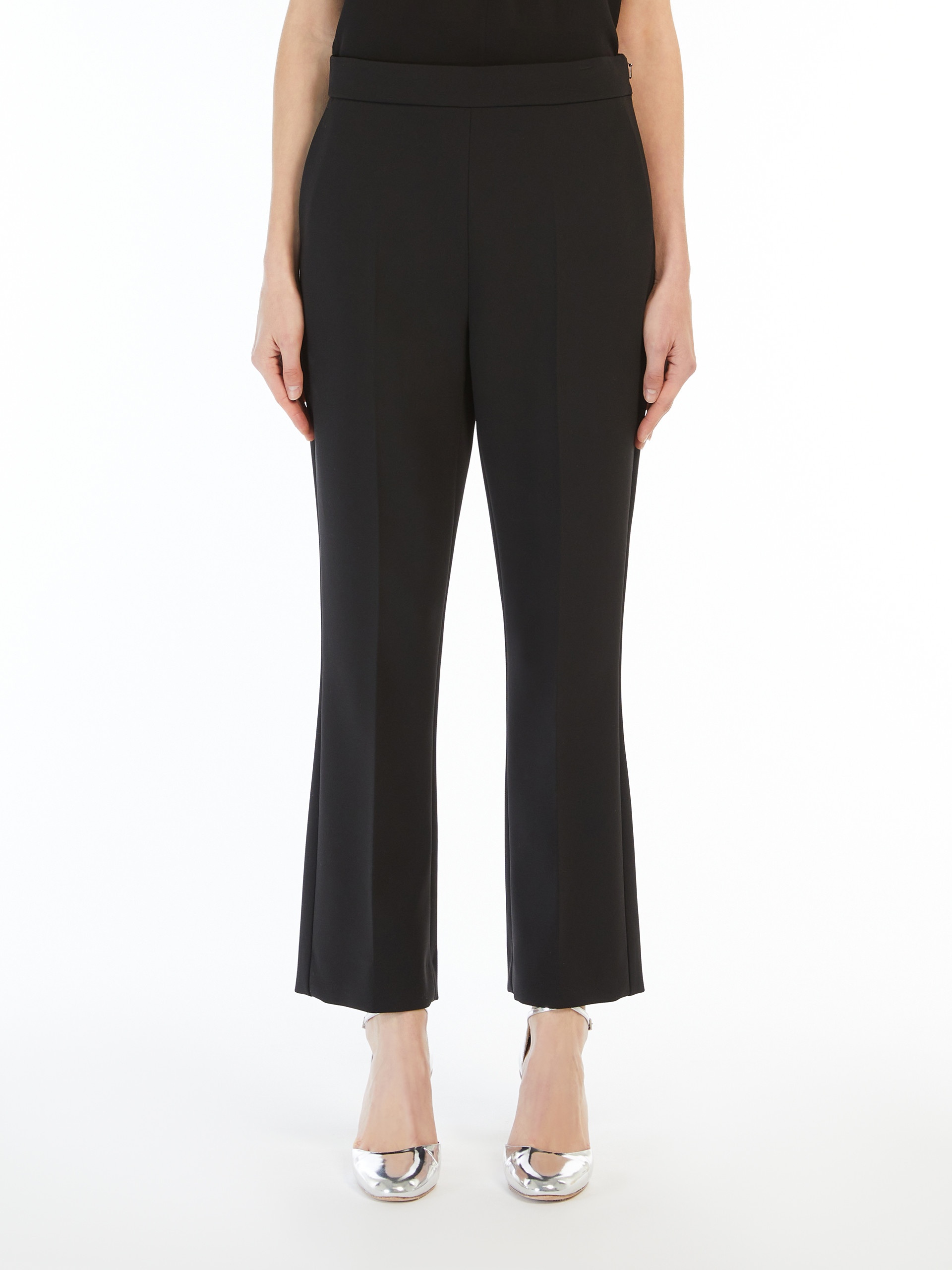 PARATA Cropped sablé trousers - 3