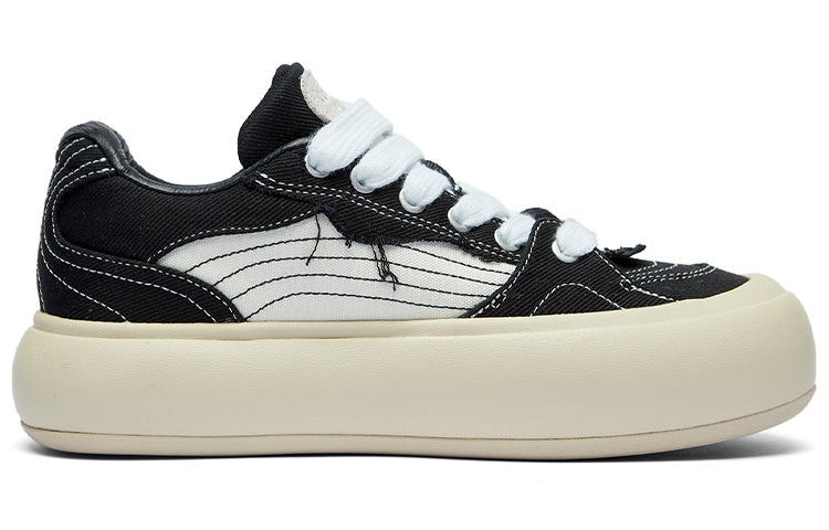 (WMNS) Li-Ning Puff Platform 'Black Beige' AZGT026-5 - 2