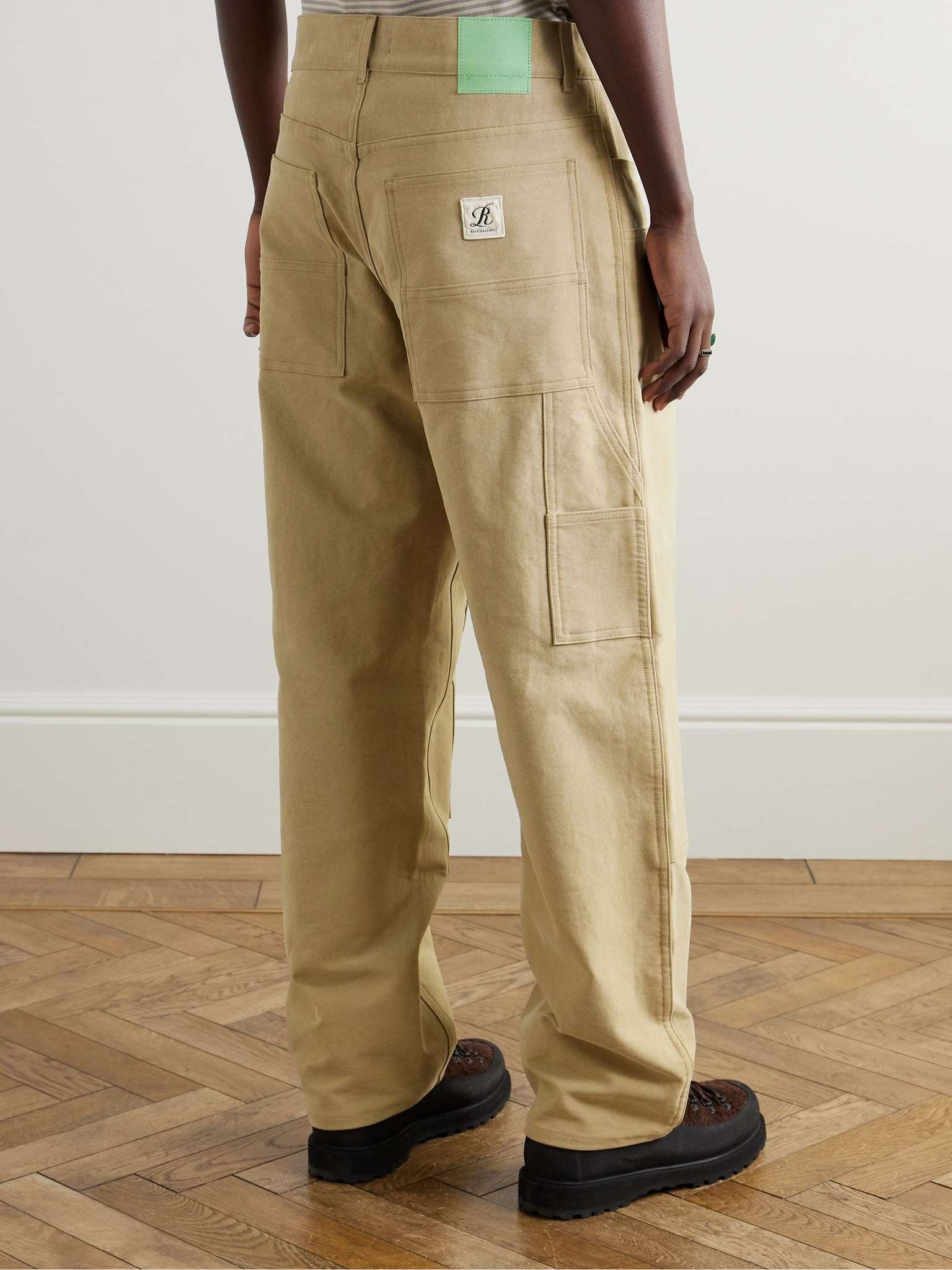 + RSVP GALLERY Ewing Straight-Leg Cotton-Twill Carpenter Trousers - 4