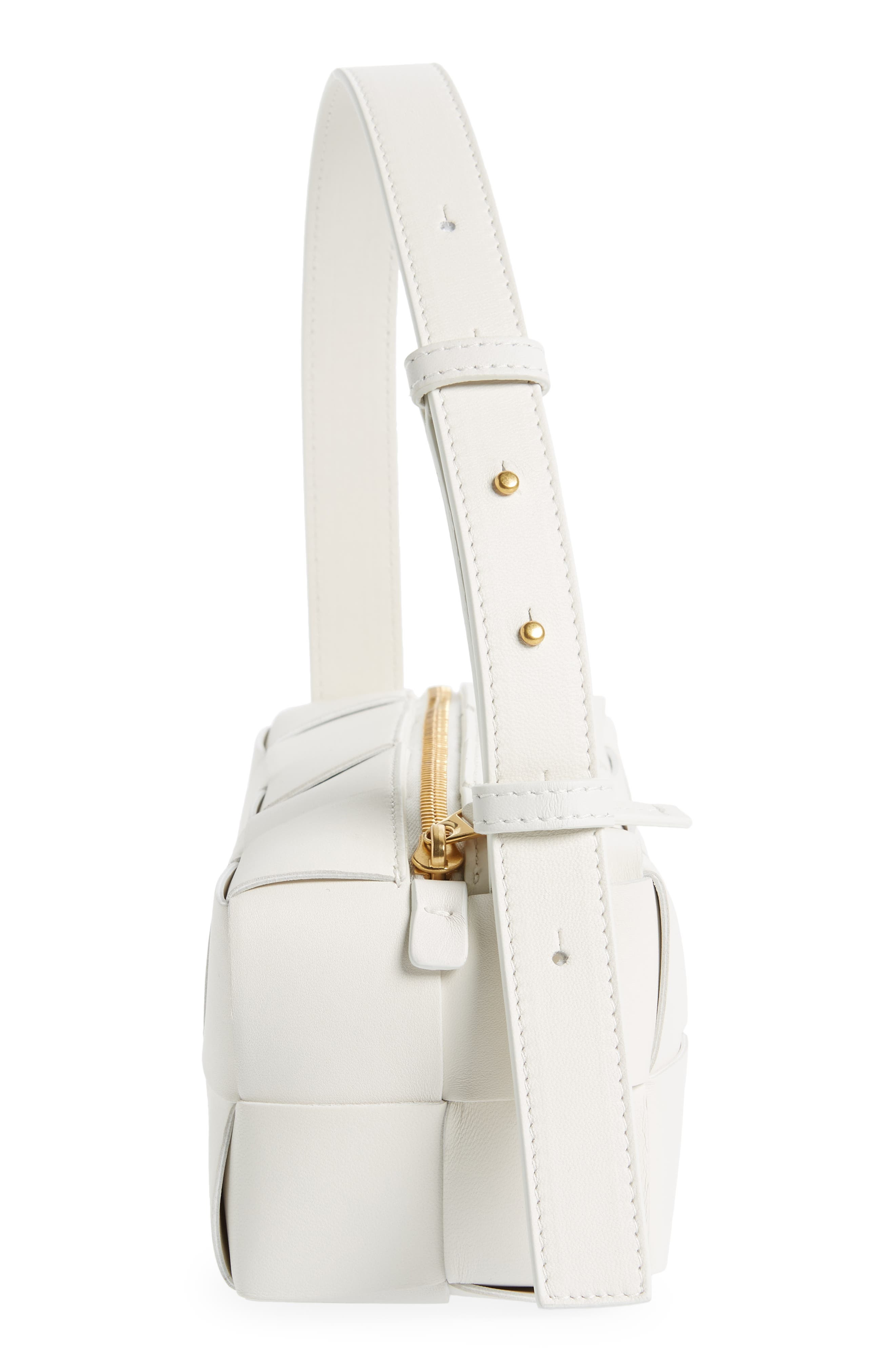 Brick Intrecciato Leather Shoulder Bag - 5