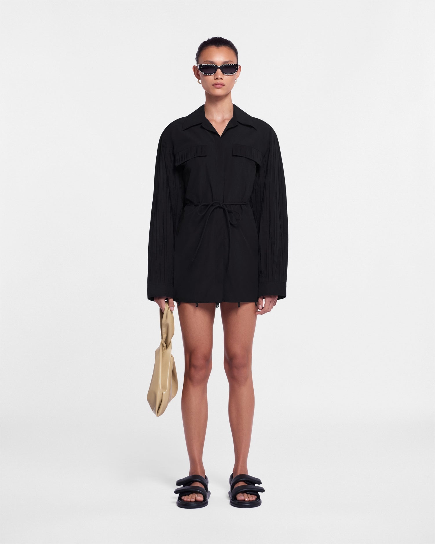 Tech Poplin Midi Dress - 4