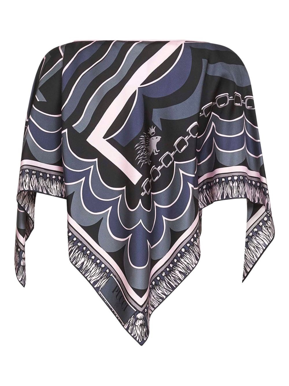 Printed silk blouse - 2