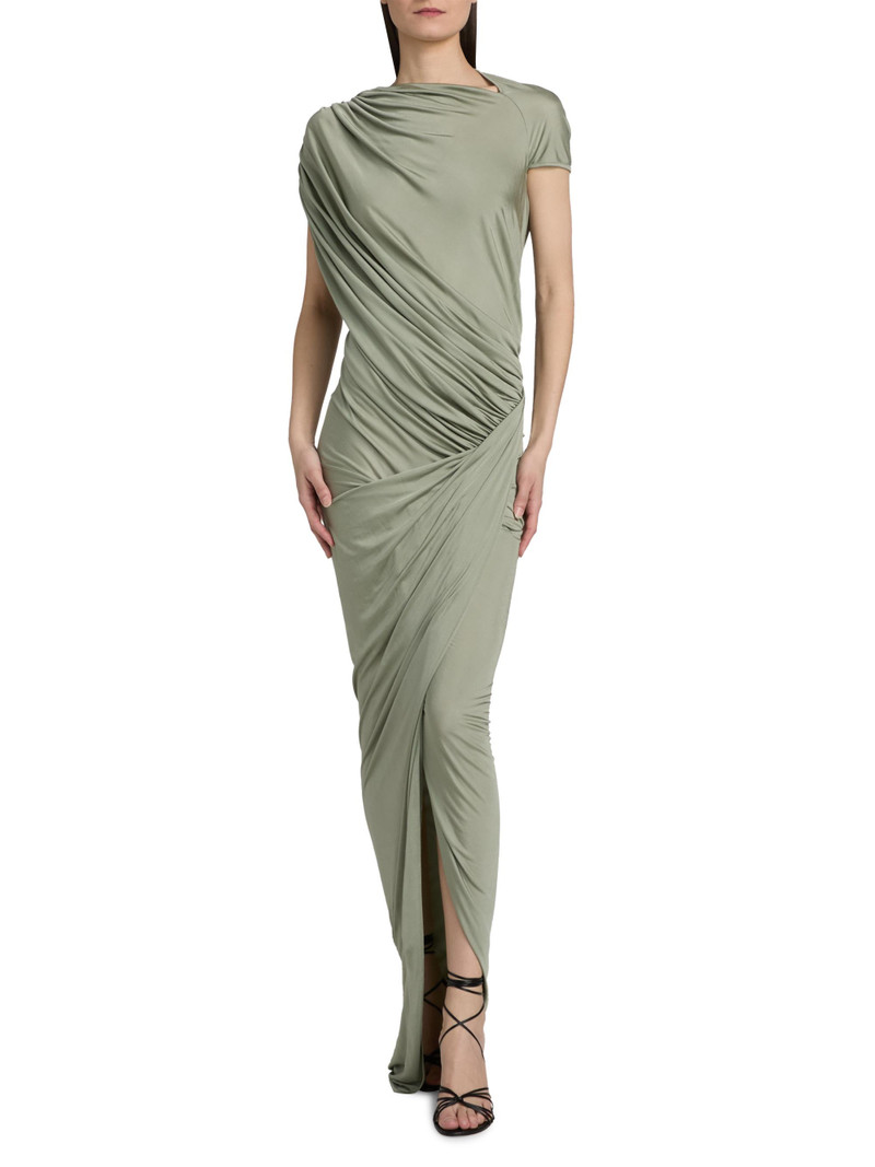 Women's Ares Draped Gown - Jade 3