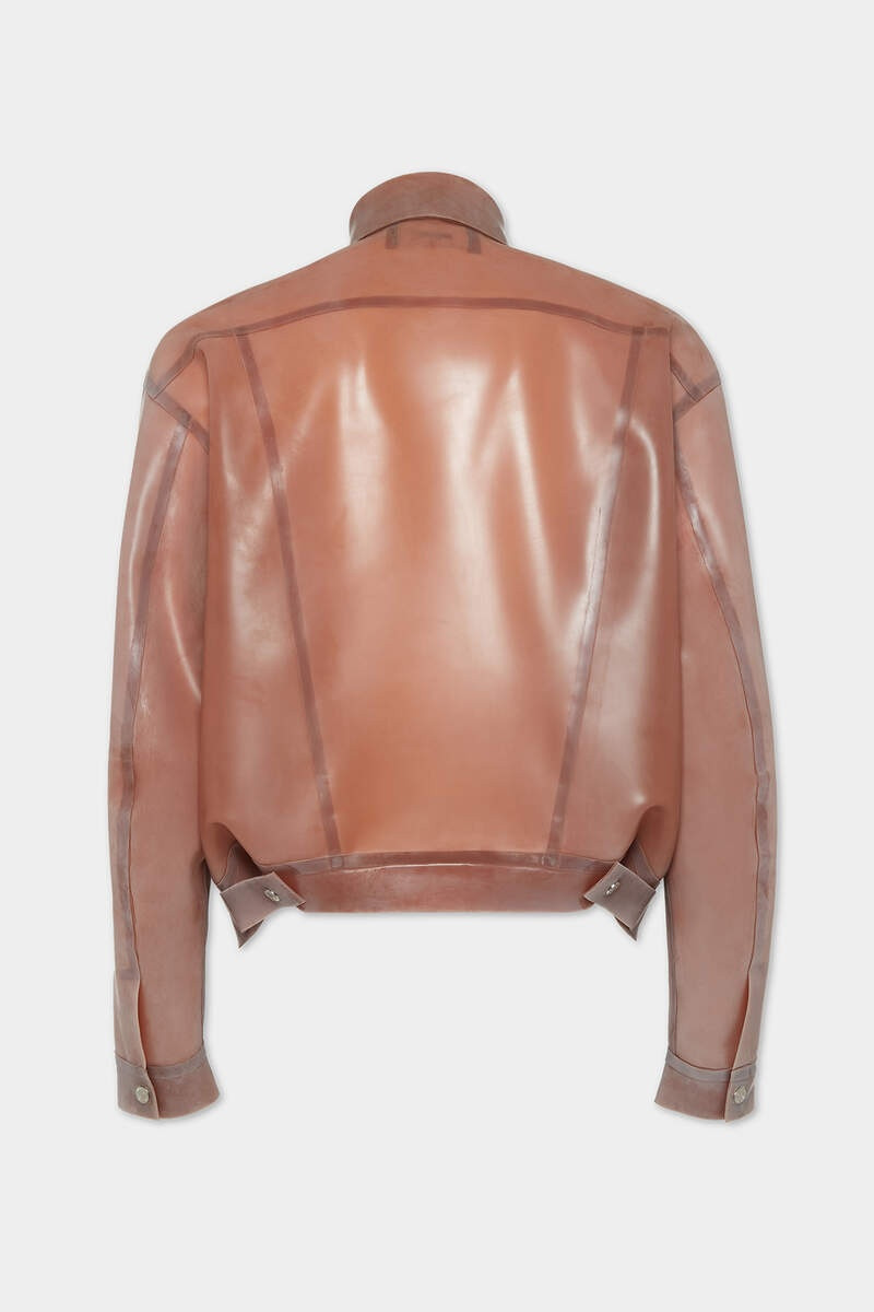 DSQUARED2 PANNO LATEX JEAN JACKET outlook