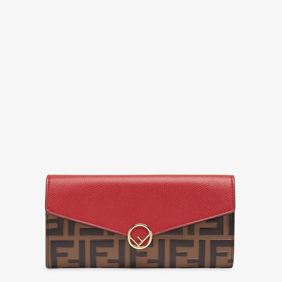 Red leather wallet - 1