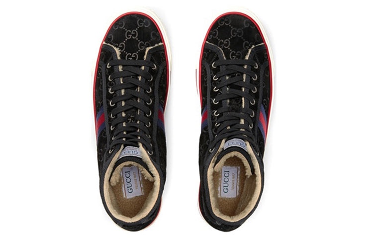 (WMNS) Gucci Tennis 1977 'Black Suede' 649327-UJ510-1076 - 3