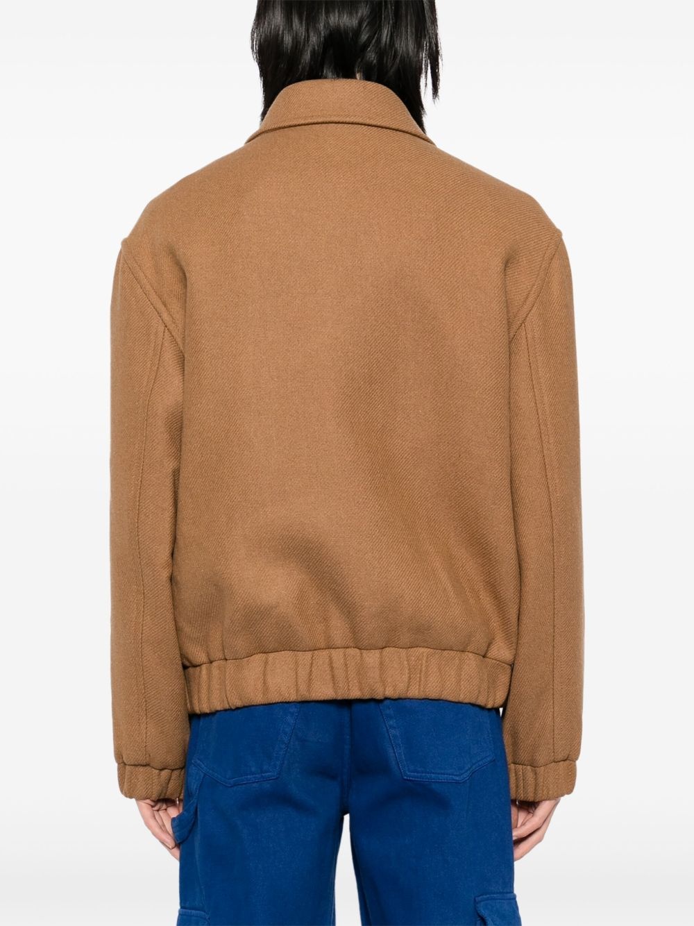 spread collar jacket - 4