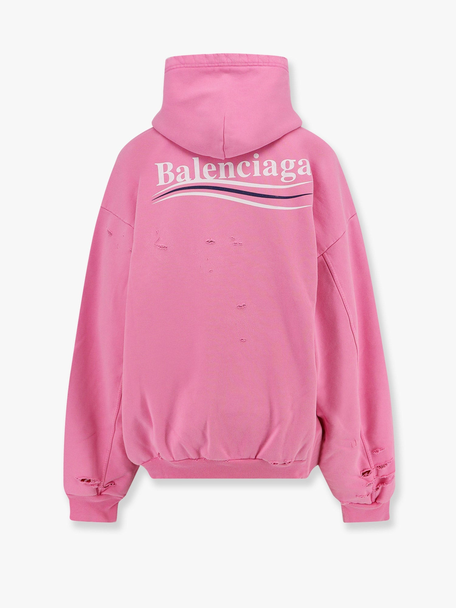 Destroyed Finish Cotton Sweatshirt - 5