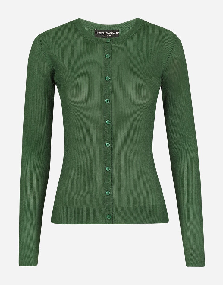 Technical fine-rib cardigan - 4