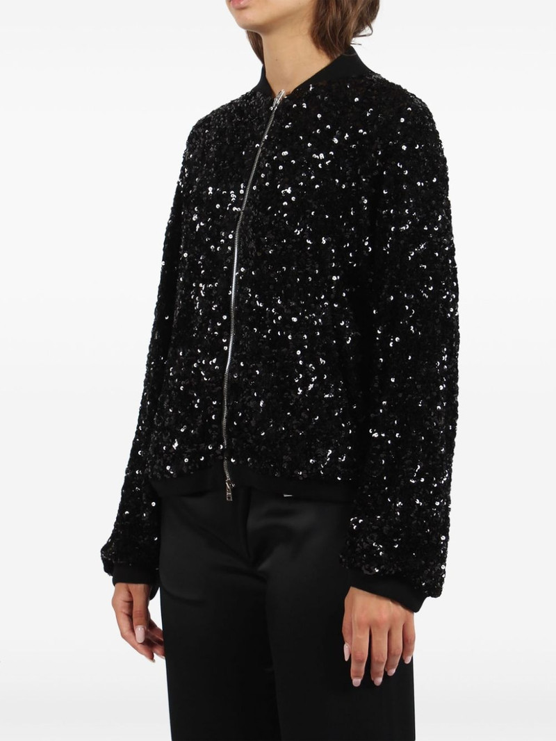 sequin-embellished bomber 재킷 3