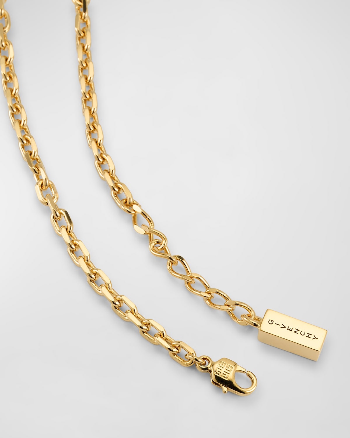 Golden 4G Mini Lock Necklace - 4