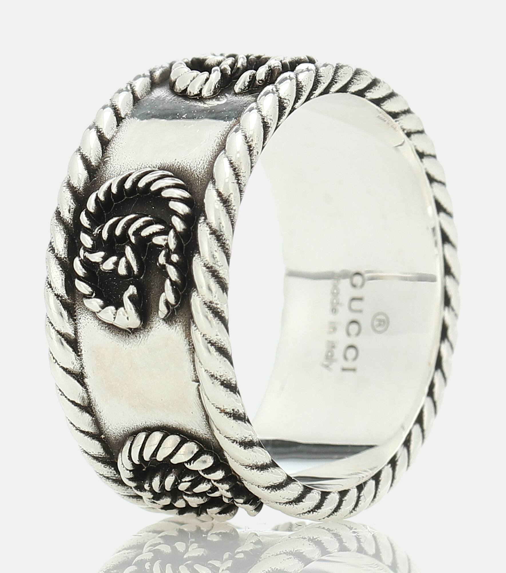 GG sterling silver ring - 5