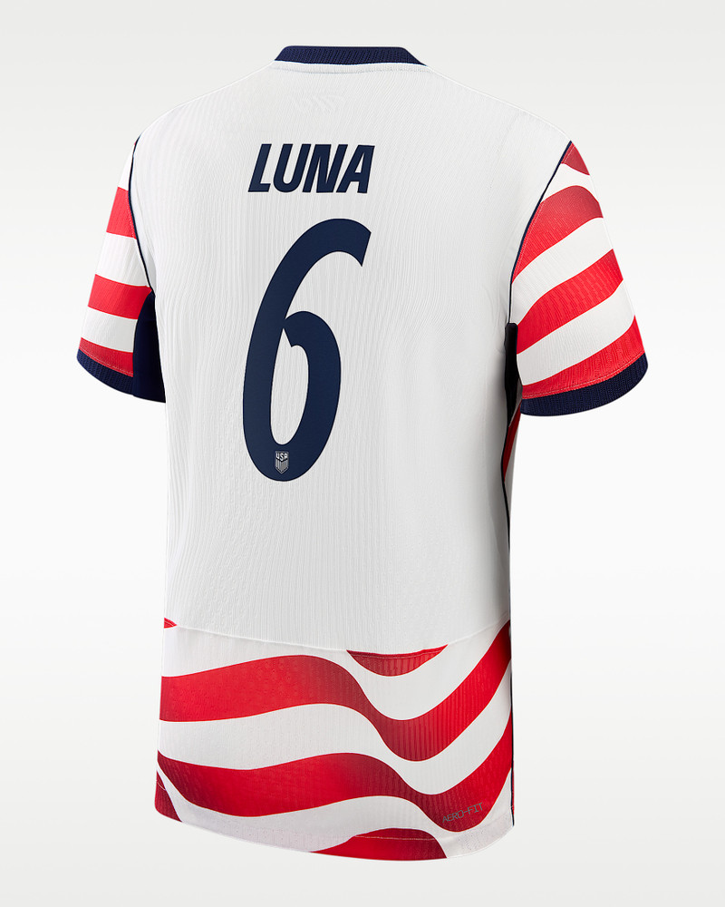 Diego Luna USMNT 2026 Match Home Men's Nike Aero-FIT Soccer Jersey 1