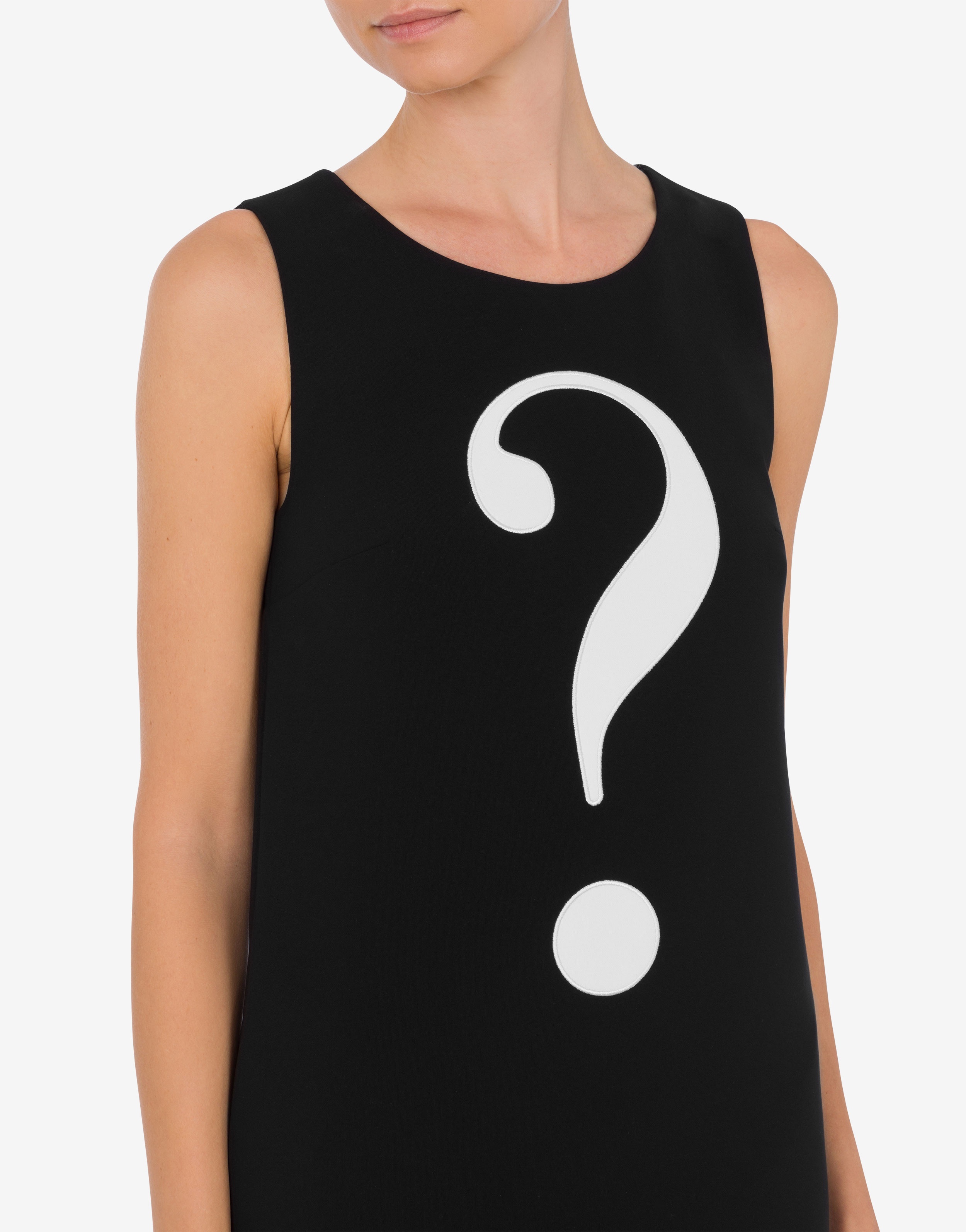 HOUSE SYMBOLS !? STRETCH CRÊPE DRESS - 4