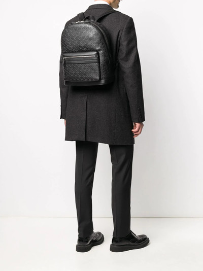 Salvatore Ferragamo Gancini embossed backpack outlook