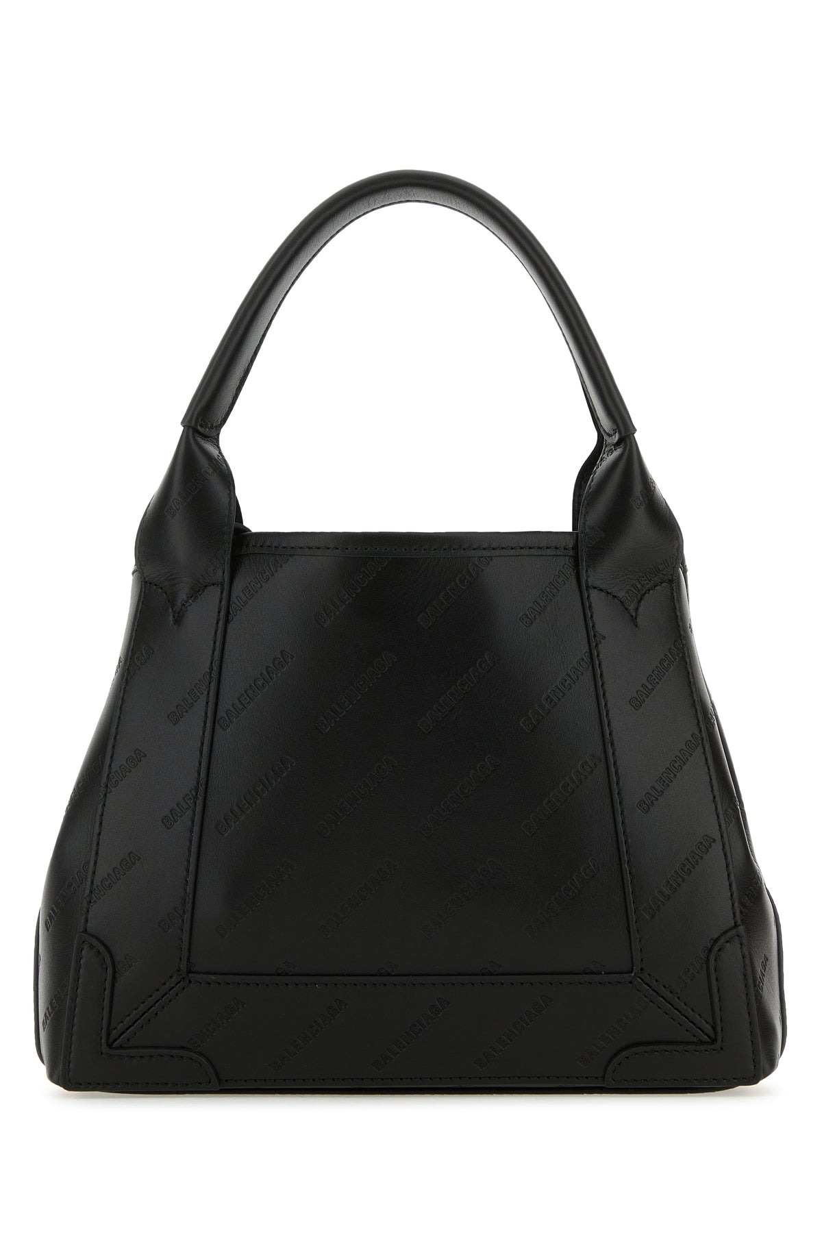 Black leather Cabas Navy XS handbag - 3