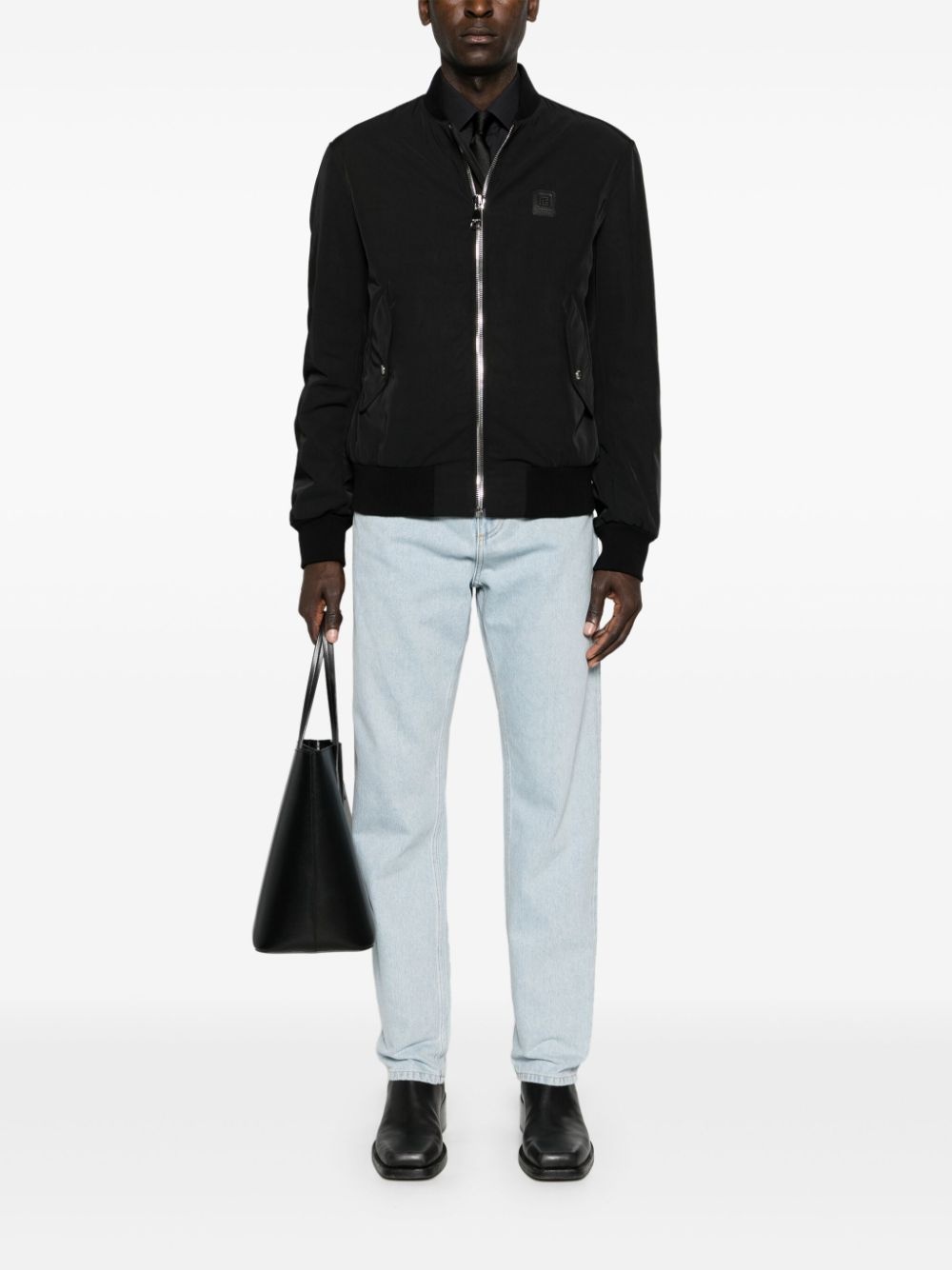 mid-rise straight jeans - 2
