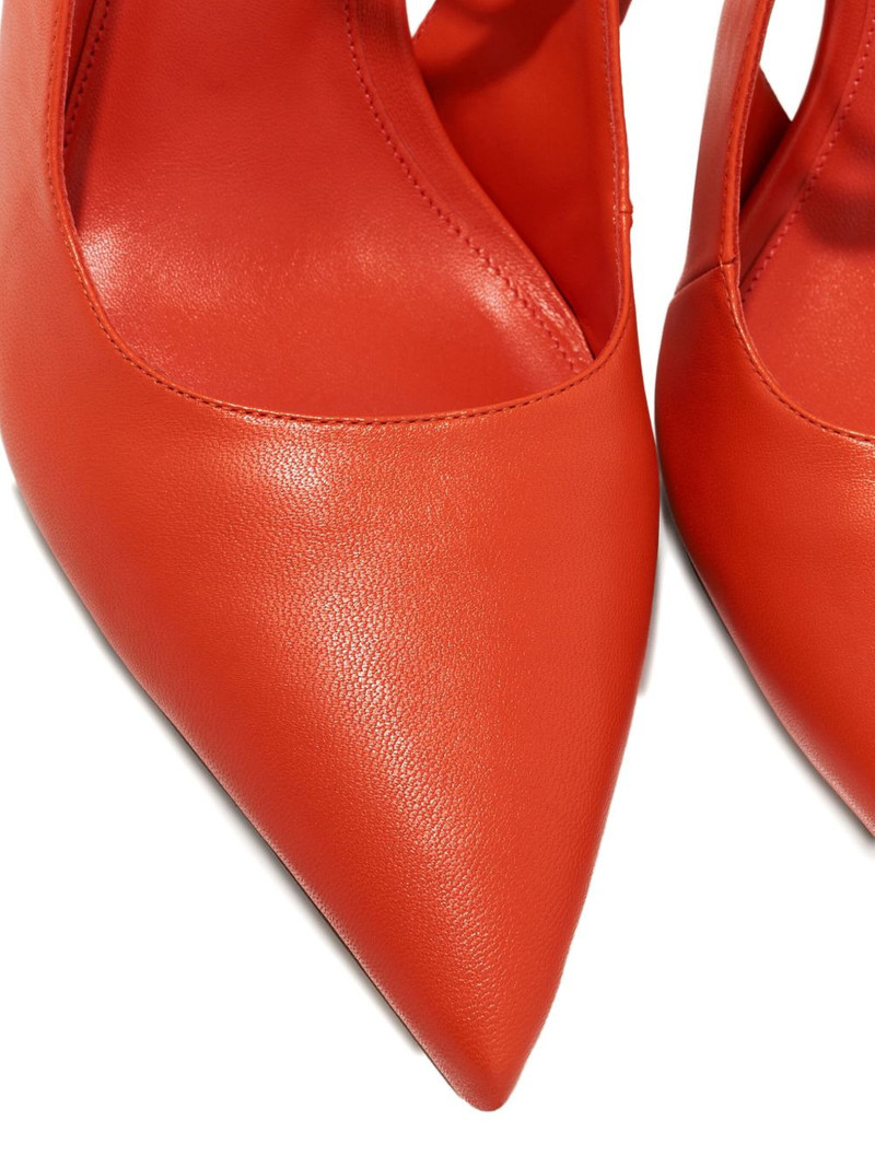 90mm Pointed Ankle Tie Pumps 4