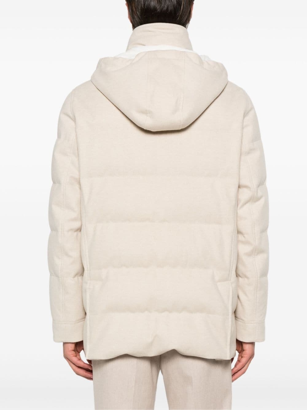 wool puffer jacket - 4