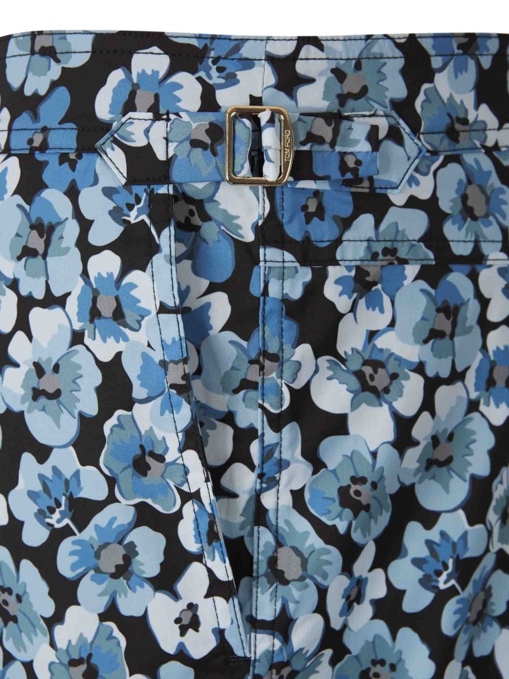 floral-print swim shorts - 4