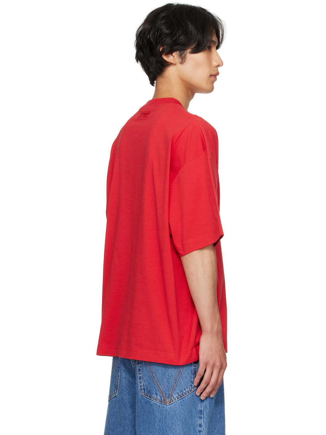 Red Metal Logo Regular T-shirt - 3