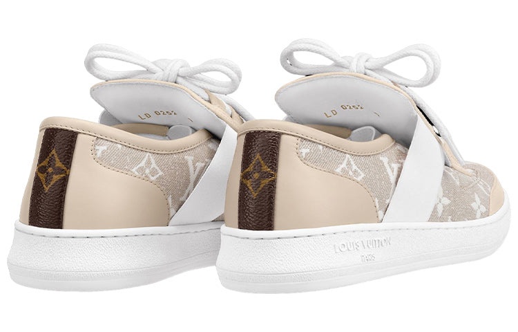 (WMNS) LOUIS VUITTON Lous Sneakers 'Beige' 1AB32Z - 4