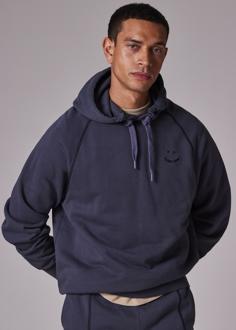 Charcoal Organic Cotton 'Happy' Hoodie 3