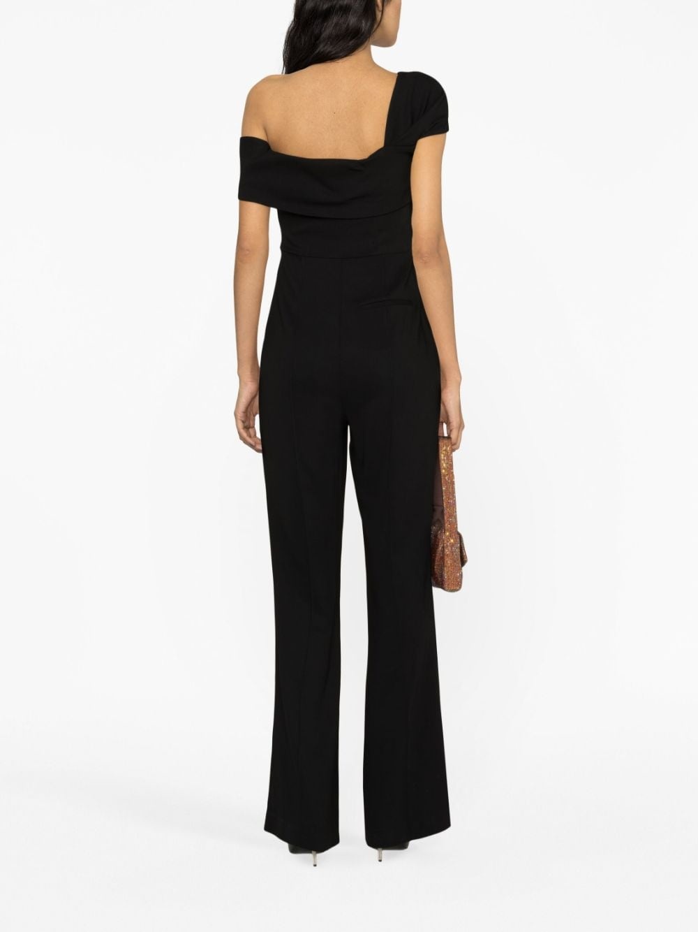 asymmetric sleeveless jumpsuit - 3