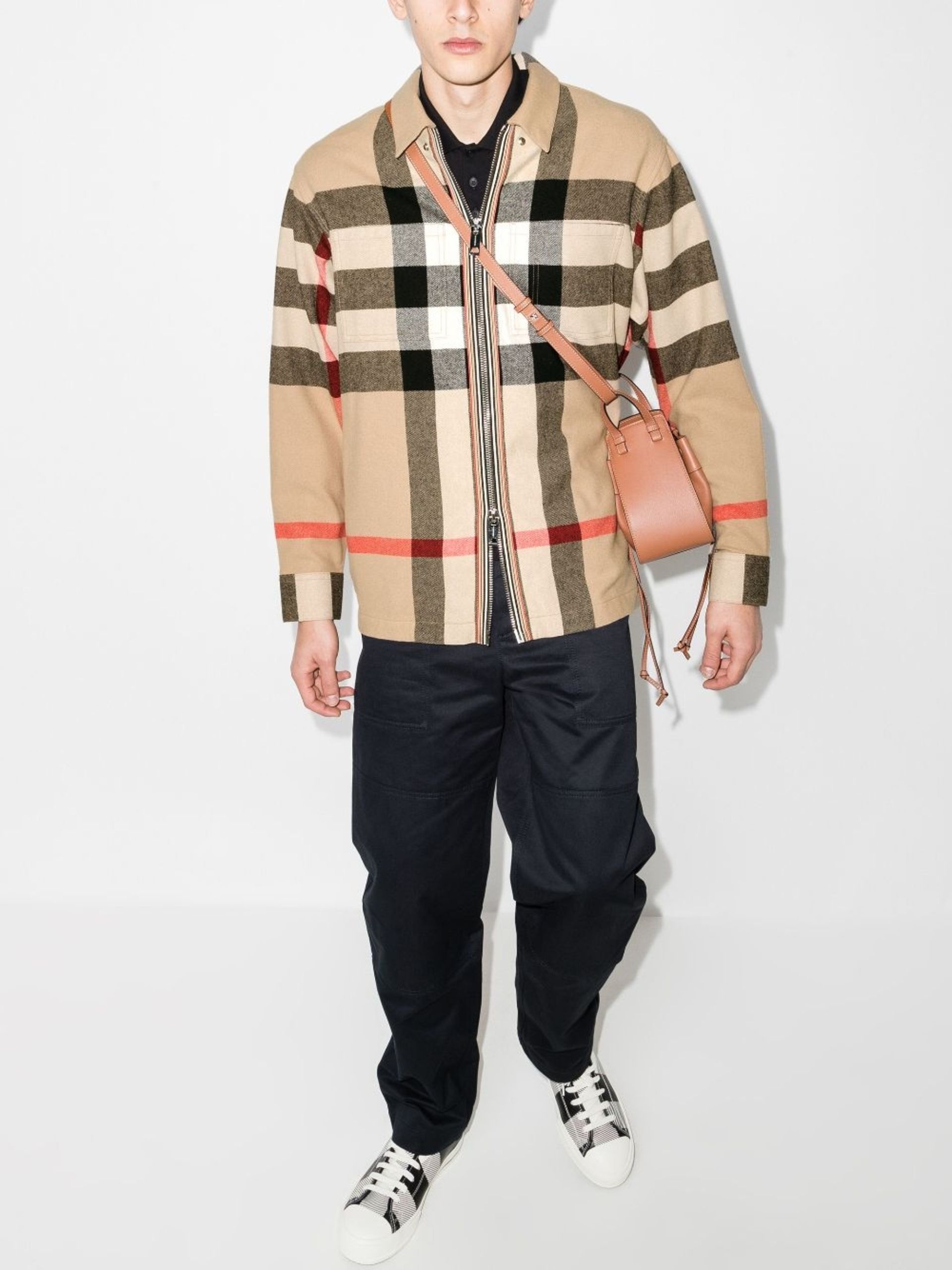 Hague Check wool shirt Jacket - 5