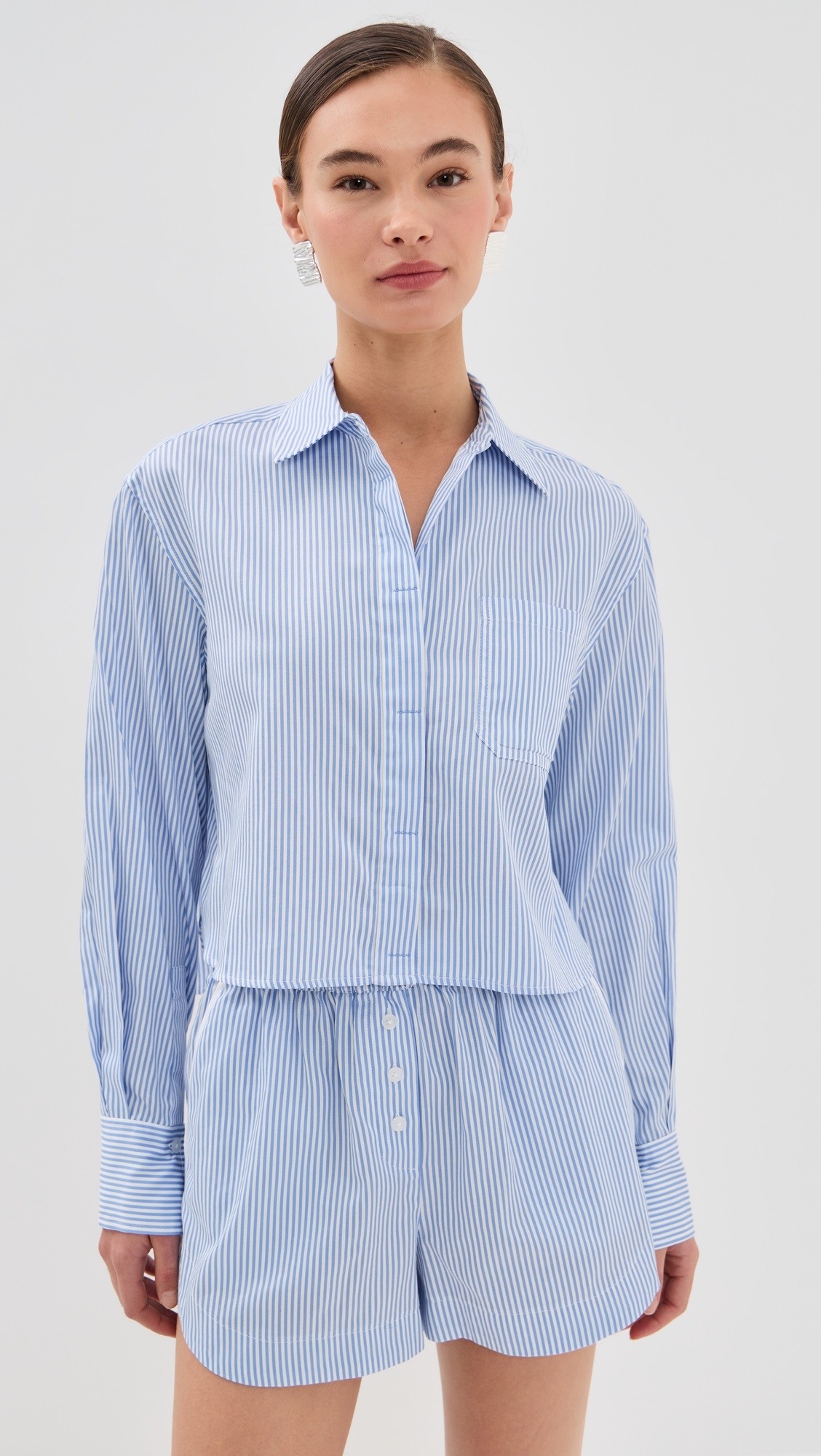 Renata Cropped Shirt - 1