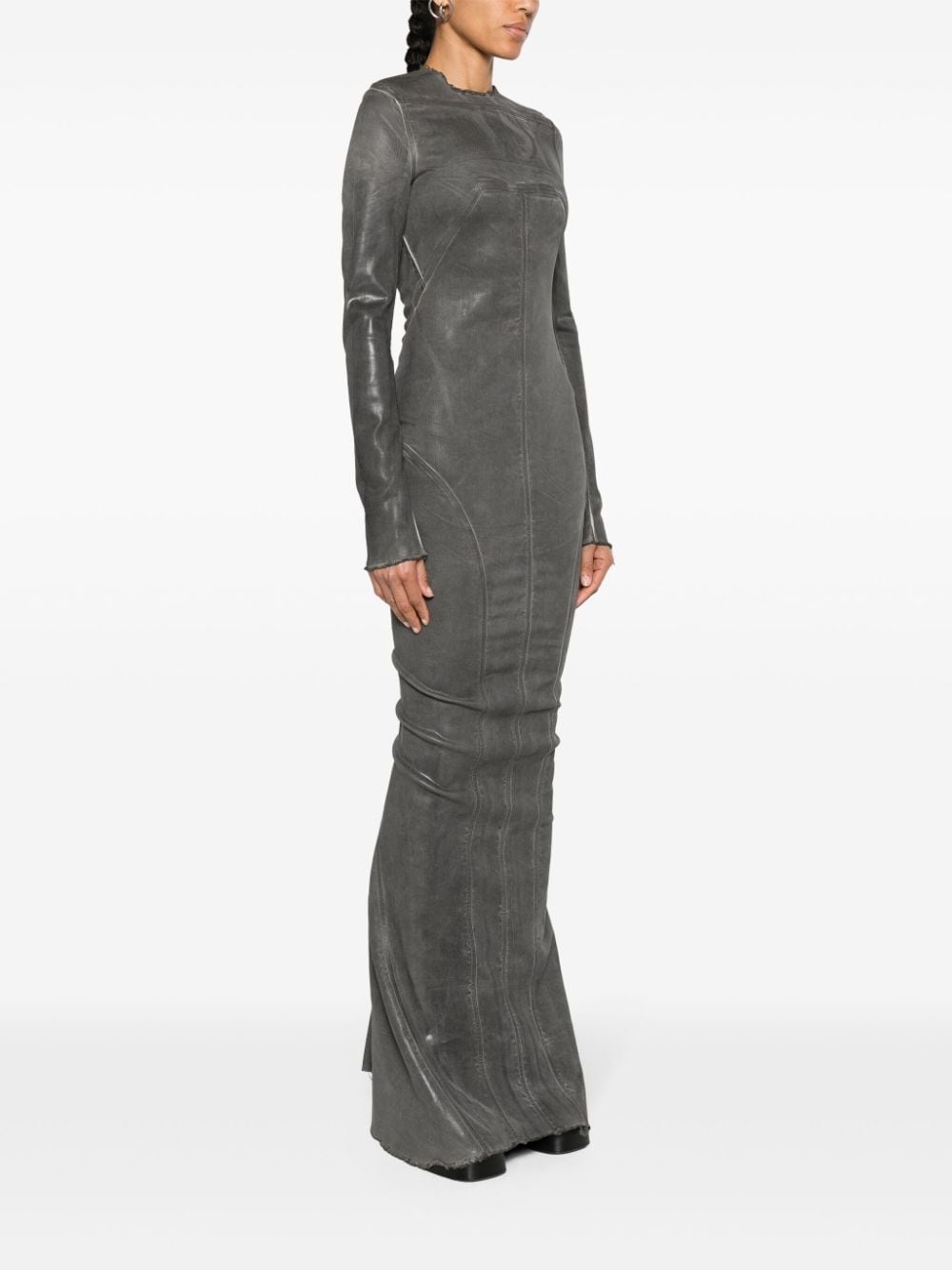 Edfu Al washed-denim gown - 3