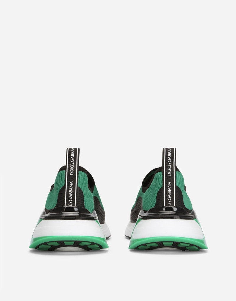 Dolce & Gabbana Sorrento sneakers in stretch mesh with logo outlook