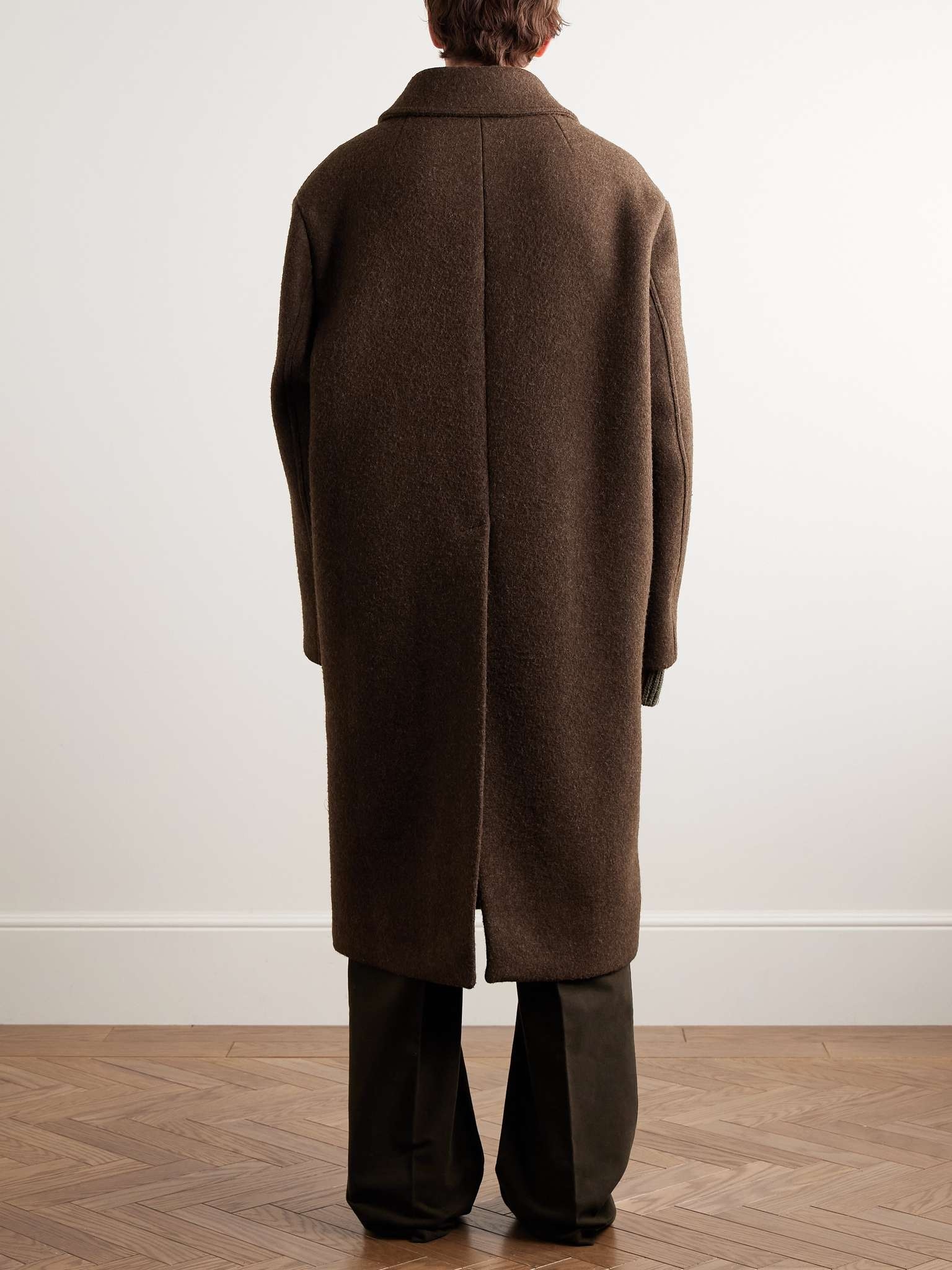 + Bonotto Oversized Melton Wool Coat - 5