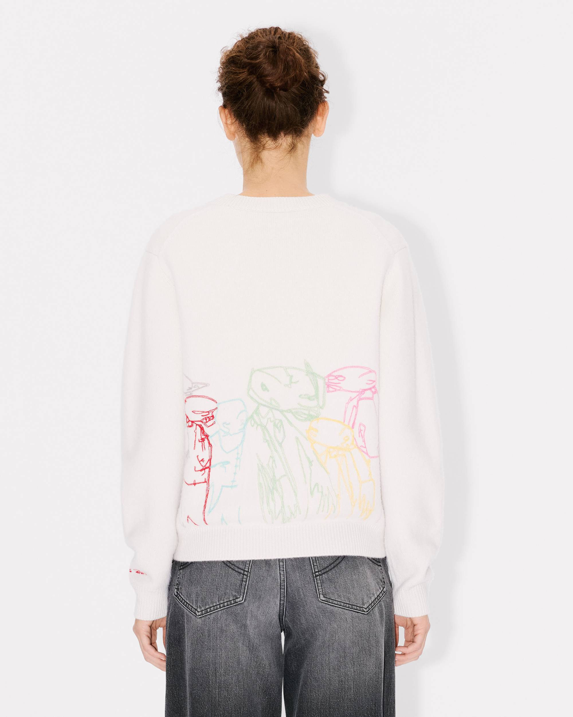 'Kenzo x Futura 2000' jumper in wool - 4