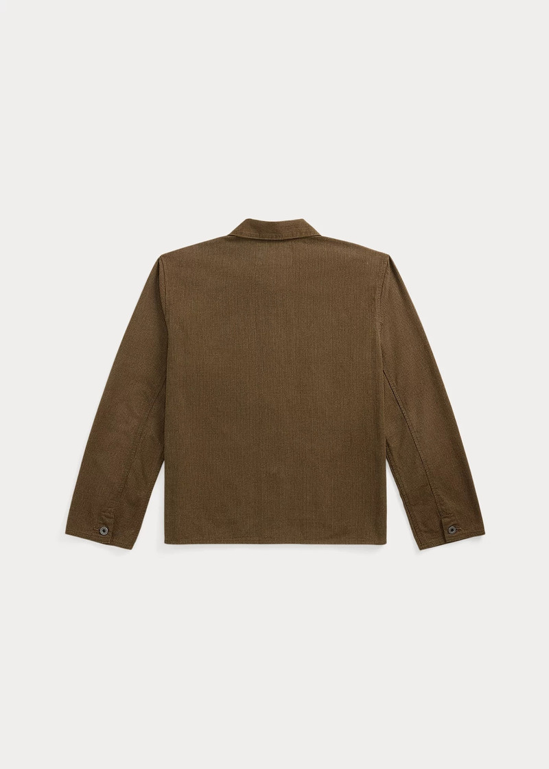 RRL by Ralph Lauren Striped Twill Utility Jacket outlook