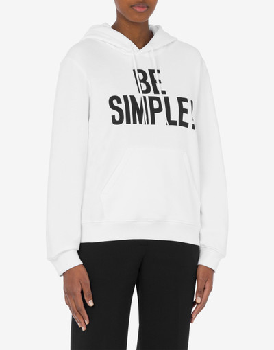 Moschino BE SIMPLE! HOODIE outlook