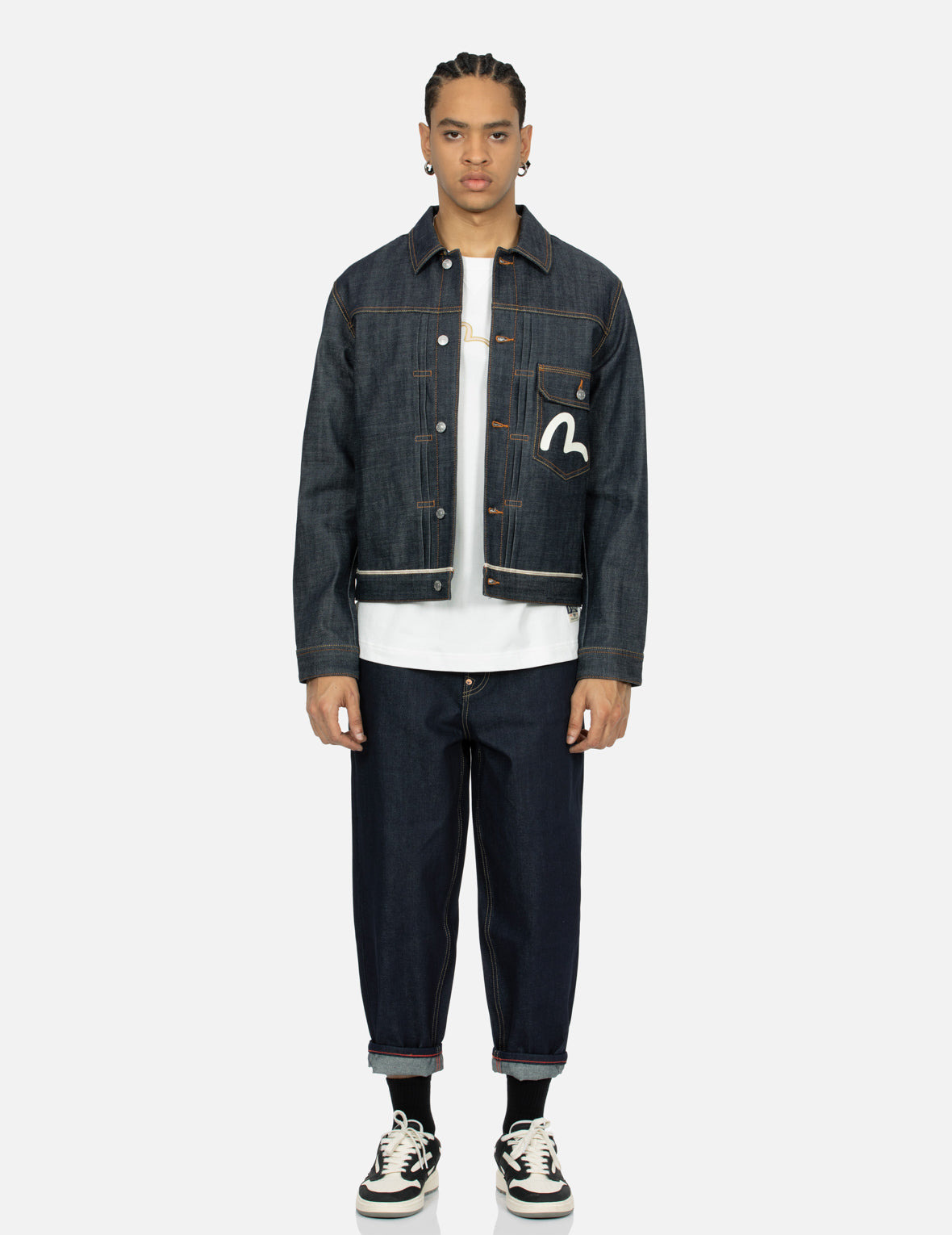 PANDA DAICOCK EMBROIDERY REGULAR FIT DENIM JACKET - 6