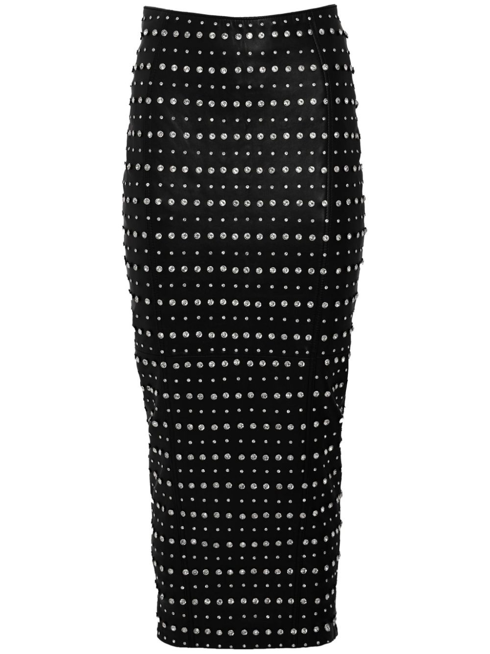 Whitley high-waist leather skirt - 1