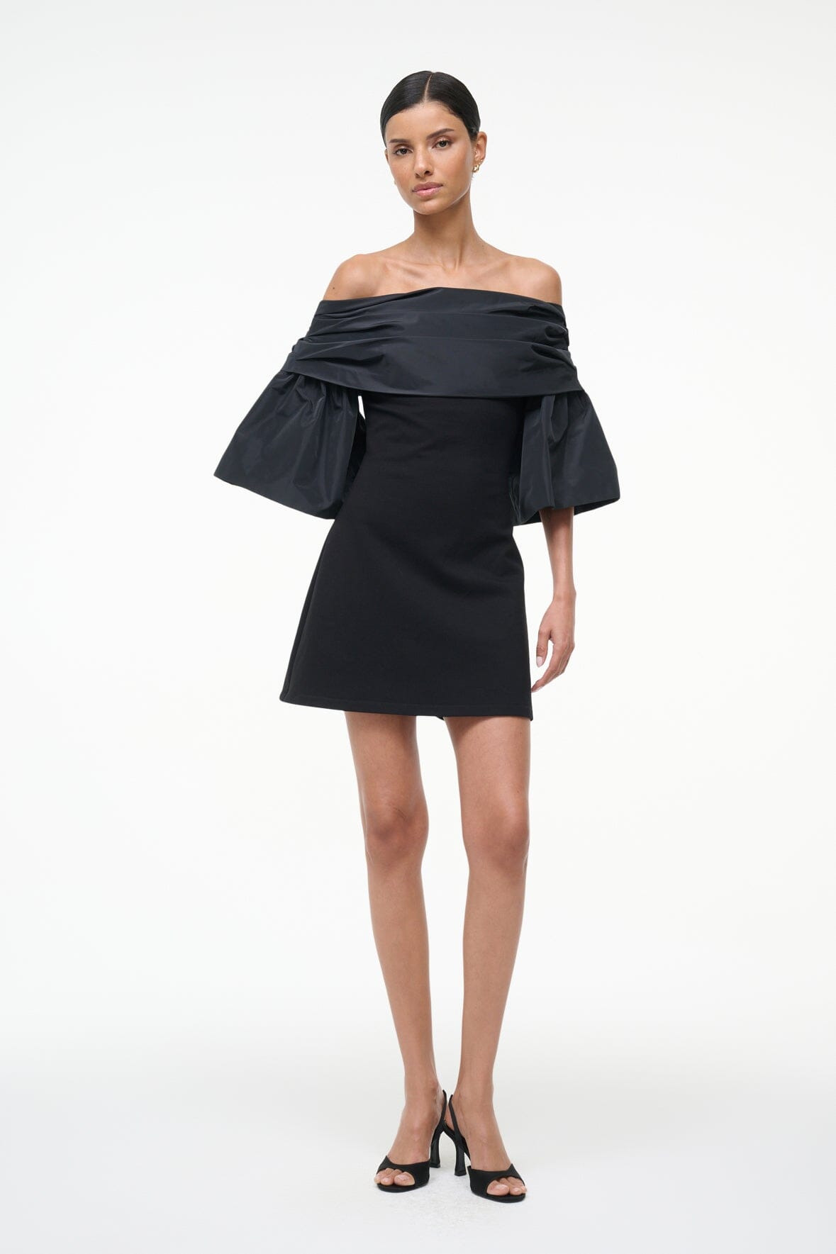 STAUD HARPER DRESS BLACK - 2