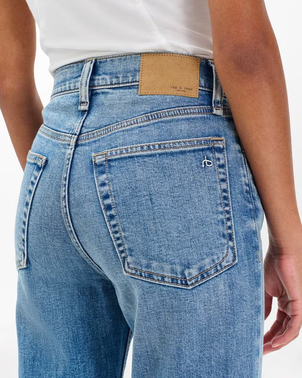 Harlow Mid-Rise Ankle Straight Jeans - 5