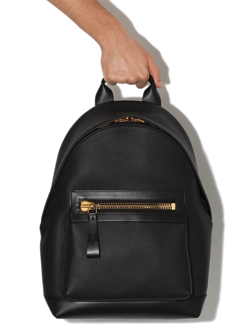 Buckley grained-leather backpack - 4