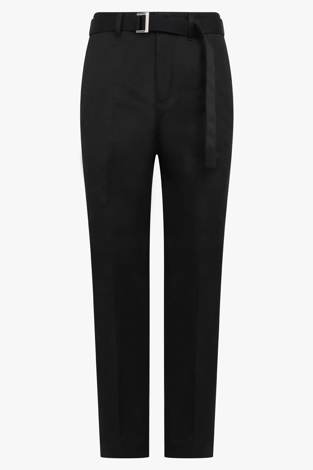 COTTON CHINO PANTS | BLACK - 1